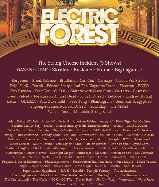Electric Forest 2015 - Rothbury, Michigan