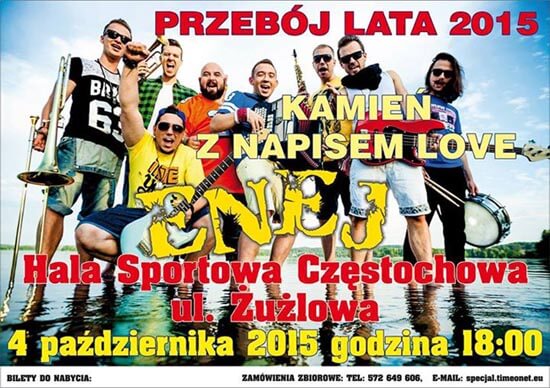 Koncert Grupy Enej w Częstochowie (04.10.2015)