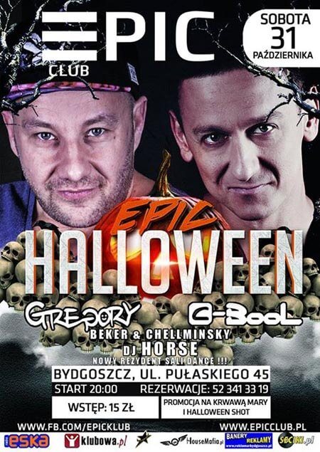 EPIC CLUB Bydgoszcz - Halloween - Gregory, C-Bool (31.10.2015)