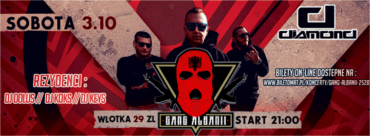 Klub Diamond - Koncert Gang Albanii (03.10.2015)