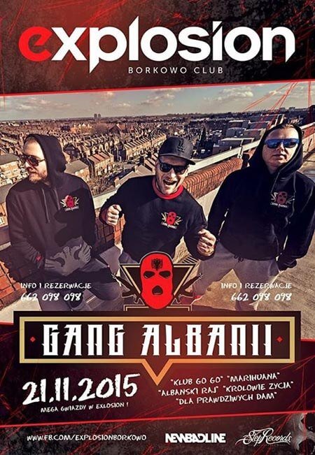 Explosion Club Borkowo - Koncert Gang Albanii (21.11.2015)