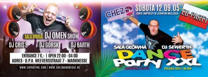 DJ GÓRSKI - 12.09.2015 EUPARTY CHEZ MARKNESSE HOLANDIA