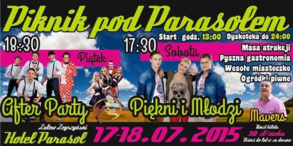 Imprezy Parasol - Zalew Zegrzyński (17-18.07.2015)