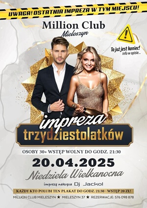 Dj Jackol - Last Dance x Million Club Mieleszyn (20.04.2025)