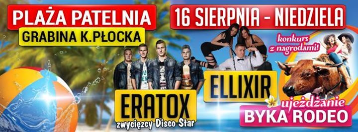 Plaża Patelnia (Grabina) - Zespół ELIXIR i ERATOX (16.08.2015)