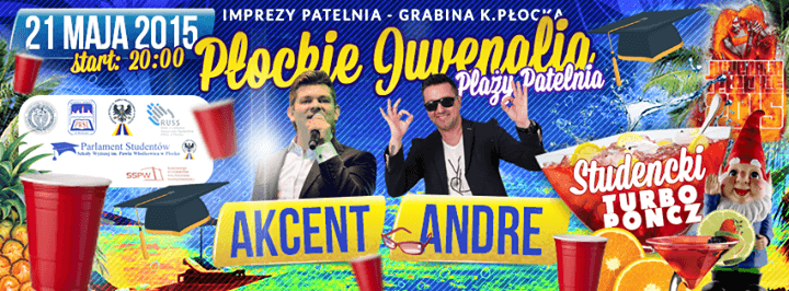 Imprezy Patelnia (Grabina) - Płockie Juwenalia, 21 MAJ 2015