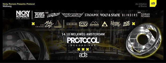 Club Melkweg - Protocol X ADE - Blinders B2B Florian Picasso, Volt & State, Stadiumx, Thomas Gold vs. Deniz Koyu (14.10.2015)