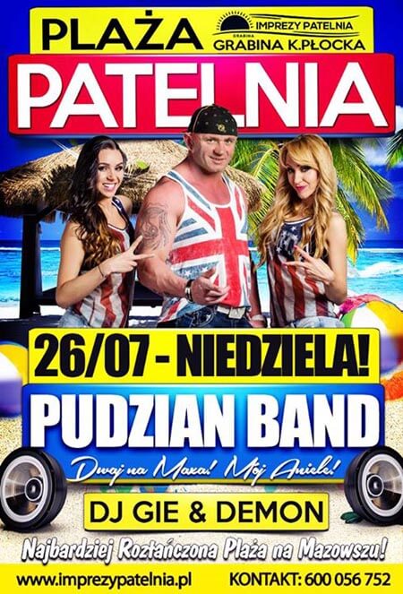Plaża Patelnia - Pudzian Band (26.07.2015)