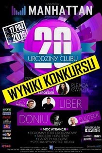 Roobs - Manhattan CLUB Czekanów - 20 Urodziny Klubu (17.10.2015)