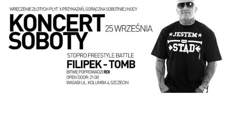 Wasabi Club Szczecin - Koncert SOBOTY (25.09.2015)