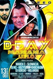 Speed Club (Stare Rowiska) - B-Day Dj Maniana Dj U.H.O (13.06.2015)