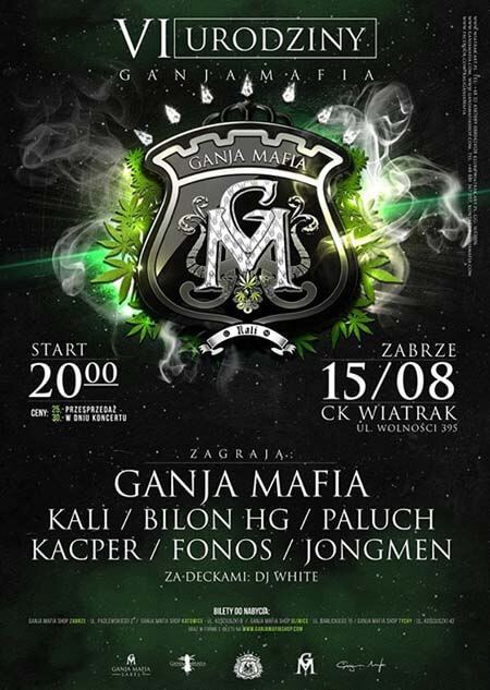 Ganja Mafia Label VI urodziny brandu Ganja Mafia (15.08.2015)