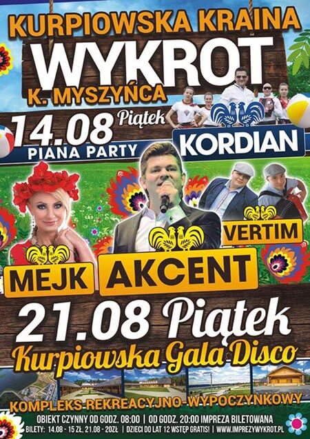 Wykrot - Kurpiowska Kraina - Kordian (14.08.2015), Zespół AKCENT 21.08.2015