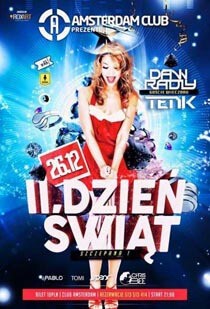 Amsterdam Łąkie - Dann Radly, Dj Chris Bee 26.12.2015