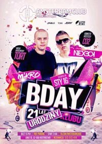 Klub Amsterdam, Łąkie - Dj Chris Bee (16.01.2016)