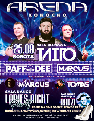 Paff Dee, Marcu5, Tomas - Arena Kokocko - Ladies Night (25.09.2021)