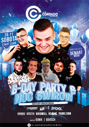 DĄBER - CORRADO PRZESMYKI - URODZINY MALOSA (20.11.2021)