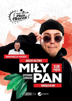 Projekt Plaża Choceń - Koncert MIŁY PAN [Jakość HQ] (11.06.2021)