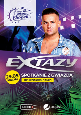 Projekt Plaża-Choceń - Koncert EXTAZY [NAGRANIE] (29.05.2021)