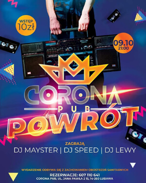 Corona PUB Lubawa - Benny van Dj (09.10.2021)