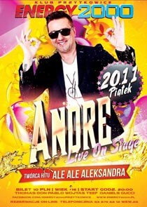Energy 2000 (Przytkowice) - ANDRE (20.11.2015) Dj Don Pablo, Dj Thomas, Dj Daniels