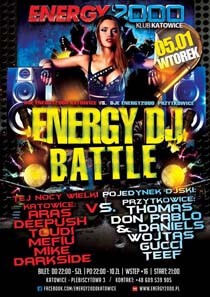 Energy 2000, Katowice - ENERGY DJS BATTLE - POJEDYNEK ENERGICZNYCH DJ (05.01.2016)