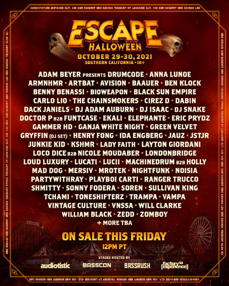Escape Halloween 2021 - Southern California