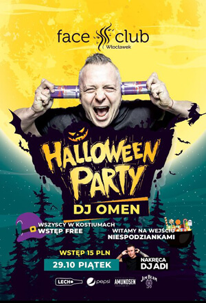 DJ Omen, Dj Hajdi - Face Club Włocławek - HALLOWEEN PARTY (29.10.2021)