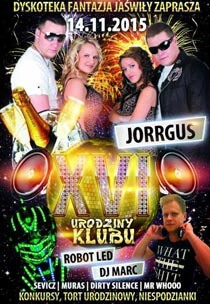 Fantazja, Jaświły - XVI Urodziny Klubu (14.10.2015) Dj Marc, Retro Wspomnienia