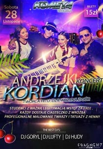 Klub Kometa, Siedliska - Dj Goryl (28.11.2015)