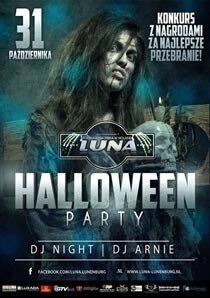 Klub Luna (Lunenburg, Holandia) - HALLOWEEN PARTY (31.10.2015)