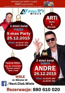 Next Club, Wiele - Dj Spuner (25.12.2015)