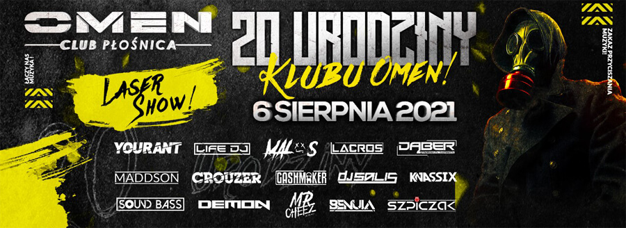 OMEN PŁOŚNICA - 20'te Urodziny Klubu (06.08.2021) WSZYSTKIE SETY