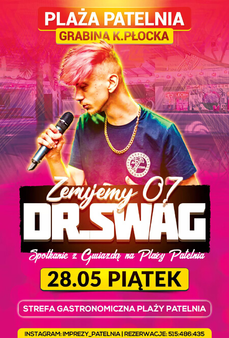 Plaża Patelnia Grabina k. Płocka - Dr. SWAG (28.05.2021)