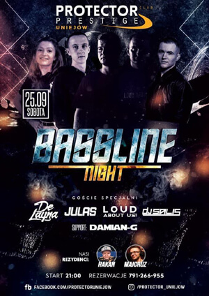 DJ SALIS - PROTECTOR UNIEJÓW - BASSLINE NIGHT VOL. 1 (25.09.2021)