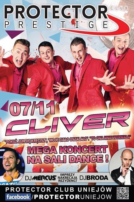 Klub Protector Uniejów - Koncert Zespołu CLIVER (07.11.2015)