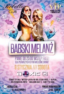 Rebelle Club, Kartuzy - Toxic D 09.01.2016