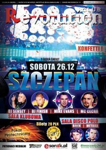 dj MIKE EVANS - Club REVOLUTION SANOK - 26.12.2015 (II Dzień Świąt)