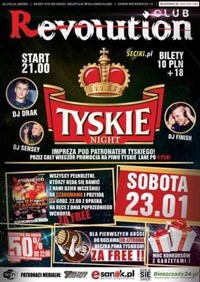 CLUB REVOLUTION, Sanok - Dj Drak - Tyskie Night (23.01.2016)