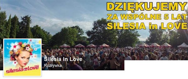 Silesia In Love dziękuje za wspólne 5 lat