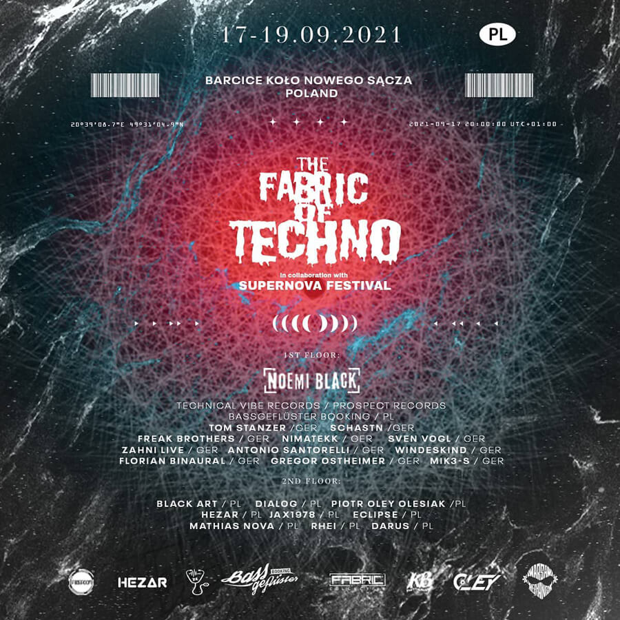 The Fabric Of Techno in Collaboration with SUPERNOVA FESTIVAL 2021