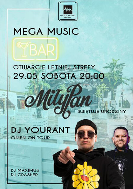 Mega Music Wilga - WIELKIE OTWARCIE LETNIEJ STREFY (29.05.2021)