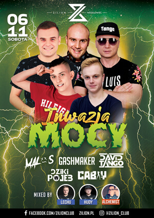 DZIKI POJEB, CABAY - INWAZJA MOCY - ZILION CLUB WRZELOWIEC (06.11.2021)