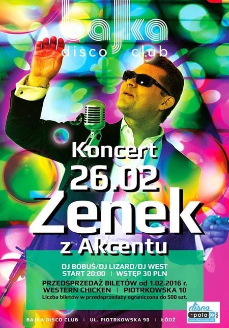 BAJKA DISCO CLUB - Koncert Akcent (26.02.2016)