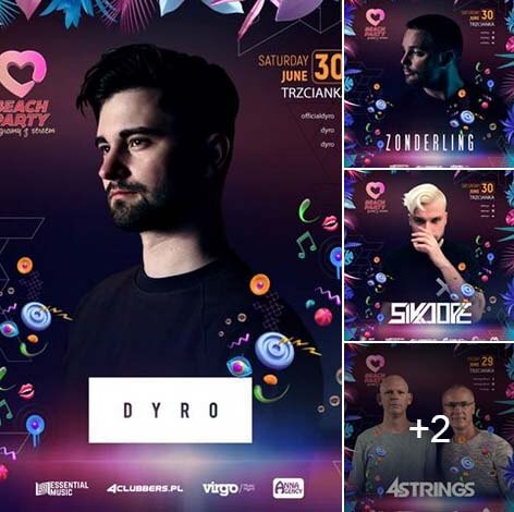 BEACH PARTY 2018, Trzcianka odkrywa kolejne karty