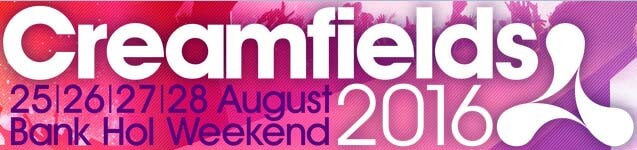 Creamfields, UK (United Kingdom) 2016 - LINEUP