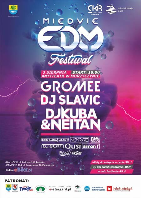 Miedwie EDM Festiwal 2018 - Amfiteatr w Morzyczynie