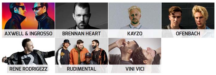 Electric Love Festival 2018 - Salzburg, Austria - LINEUP