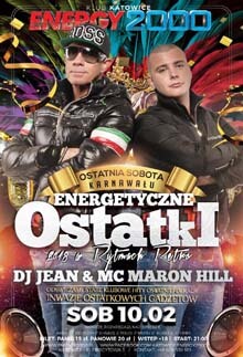Energy 2000 (Katowice) - RETRO OSTATKI - Dj Jean feat. MC Maron Hill (10.02.2018)