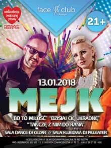 Dj Cezar - Face Club Olsztyn - Czas Na Disco (13.01.2018)